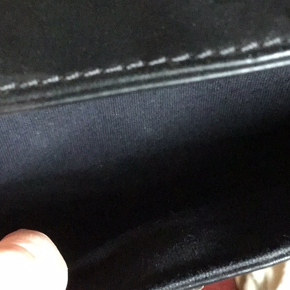 NINE WEST woman’s small handbag 8” x 4”  black - Picture 4 of 5